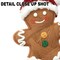 Christmas DTF Transfer - Faux Yarn Gingerbread Man Ready to Press